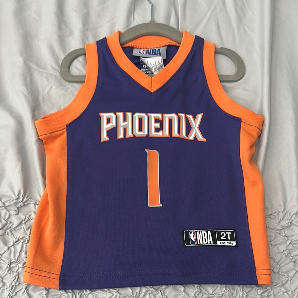 NBA Phoenix Suns Purple Orange Jersey